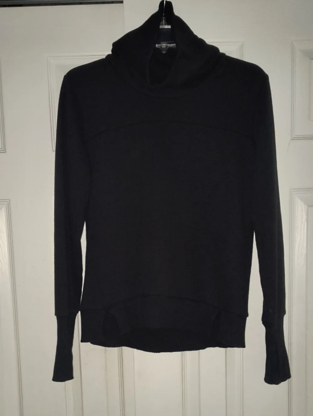 Alo Yoga Black Haze Funnel Neck Pullover Sweatshirt Size S